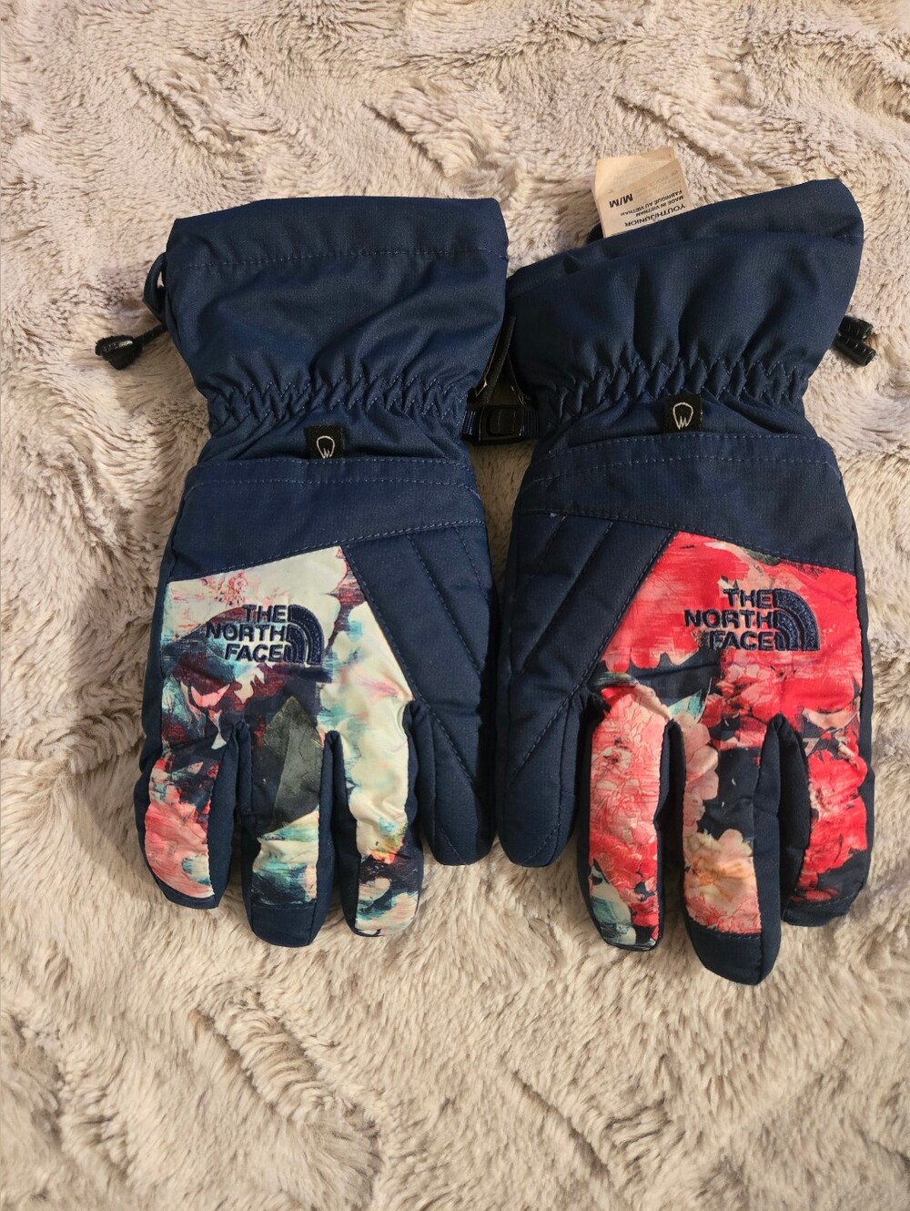 The North Face Montana GORE-TEX Insulated Gloves [Youth Medium] Abstract Ski